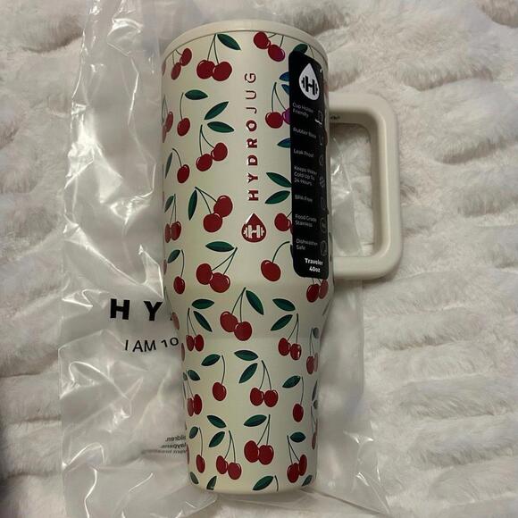 Hydrojug limited edition Cherries 40 oz BNIB - Picture 1 of 6